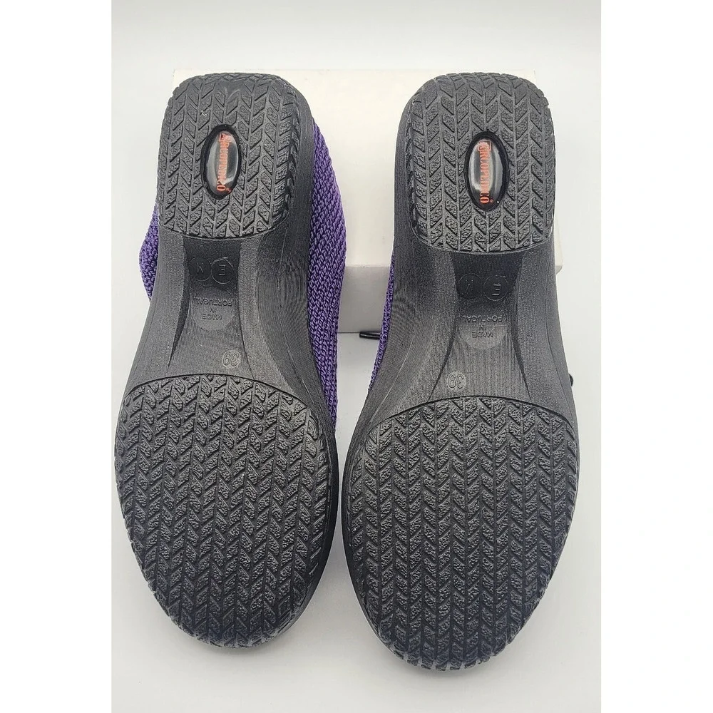 Arcopedico Classic Knit Lace Up Comfort Shoes Purple Women's EU 39 US 8.5 Vegan - Picture 5 of 9